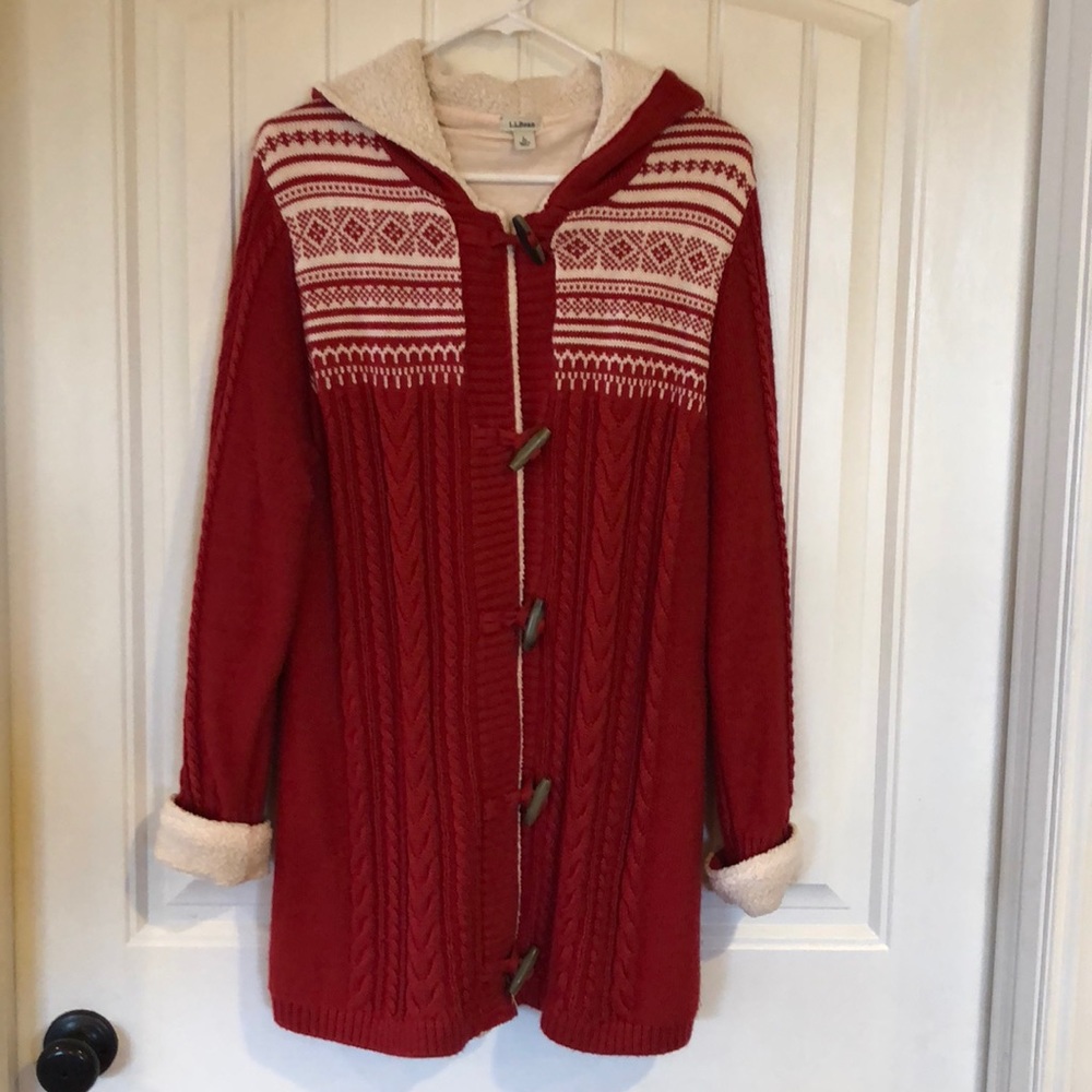 Cable Knit Sweater Jacket